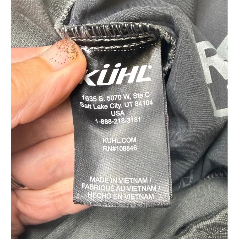 KUHL Resistor Lite Chino Pants Mens 38x32 Gray Xkanvas Stretch Outdoor Trousers
